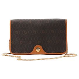 Christian Dior Bolsa de Ombro Monogram Marrom