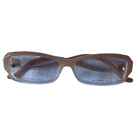 Gafas Balenciaga Paris en acetato beige Beige