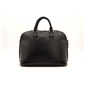 Louis Vuitton Alma BB Epi Leather Handbag Black