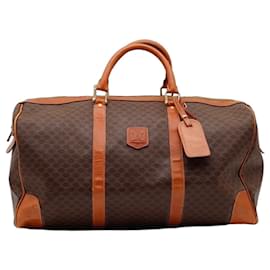 Céline Celine Macadam Boston Reisetasche Braun