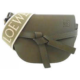 Bolsa de ombro pequena Loewe Gate Verde