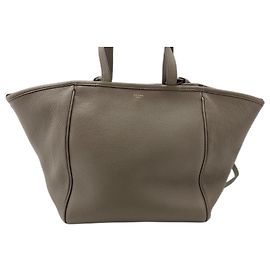 Céline Bolsa de ombro cabas Celine Small Fold Marrom