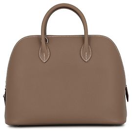 Hermès Bolso Hermes Bolide 1923 30 en Etoupe Gray Gris pardo