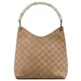 Sac Hobo Gucci Bamboo Marron