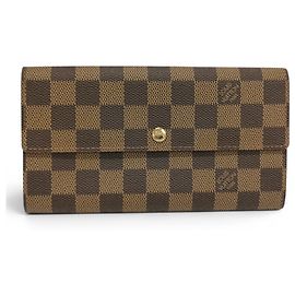 Louis Vuitton Portefeuille Sarah Damier Marrone