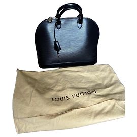 Louis Vuitton Alma GM Borsa in pelle Epi nera Nero