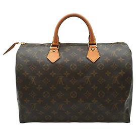 Louis Vuitton Speedy Monogram Canvas 35 Marrom