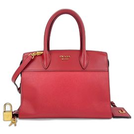 Prada Esplanade 2-Way Handbag Red