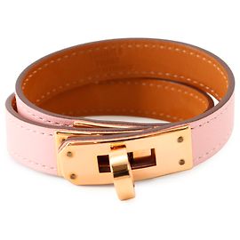 Hermès Pulseira Kelly Double Tour Hermes Rosa