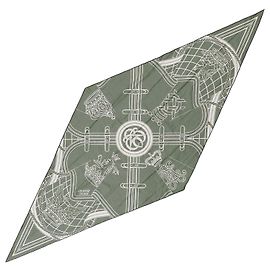 Hermès Hermes Baumwollschal Weiß