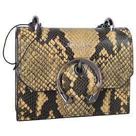 Jimmy Choo Bolsa de ombro Madeline Mini efeito cobra Outro Impressão em python