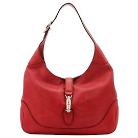 Gucci Jackie 1961 Sac Hobo en cuir rouge Rouge