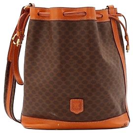 Céline Sac seau monogramme vintage Marron Autre