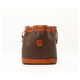 Céline Borsa a secchiello Celine Vintage Monogram Marrone Monogramma