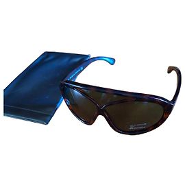John Galliano Sonnenbrille Schildpatt Braun