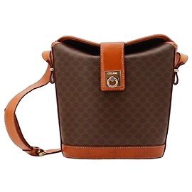 Céline Celine Sac Seau Monogram Macadam Marron Monogramme