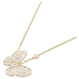 Collar De Papillon de diamante Van Cleef & Arpels Dorado Otro