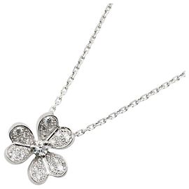 Collar Frivole de Diamantes Van Cleef & Arpels Plata Otro