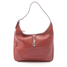Hermès Bolso de hombro Hermes Trim 31 Rouge H Roja Burdeos