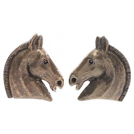 Hermès Boucles d'oreilles clip dorées Hermes Doré