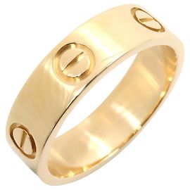 Bague Love de Cartier en or jaune 18K Doré