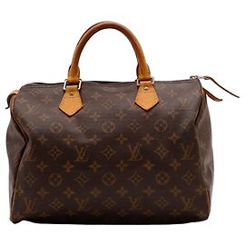 Louis Vuitton Speedy 30 Monogram Canvas Marrom Monograma