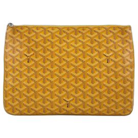 Goyard Sena MM Clutch Bag in Gelb Gelb
