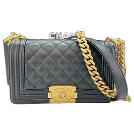 Borsa a Spalla Chanel Boy Small, Nero Nero