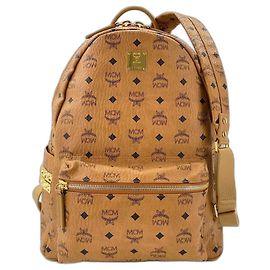 Sac à dos MCM Stark Medium Studded Marron