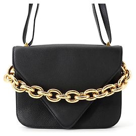 Borsa a tracolla Bottega Veneta Mount Envelope Nero