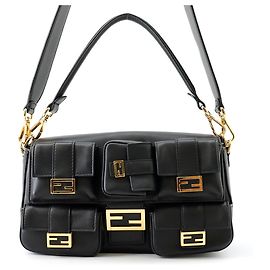 Fendi Baguette Handbag in Black Black
