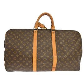 Louis Vuitton Keepall Monogram Canvas 55 Marron