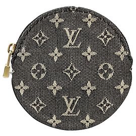 Louis Vuitton Monogram Mini Wallet/Coin Case Black