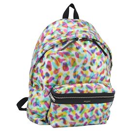 SAINT LAURENT Backpack Leather Multicolor Silver 326865 Auth ka5357M Silvery Multiple colors