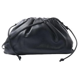 Bolsa transversal mini de couro The Pouch da Bottega Veneta, preto Preto