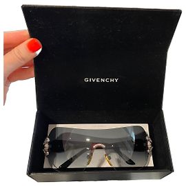 Occhiali da sole Givenchy SGV 463S Butterfly Embellished Nero