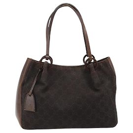 Gucci Vintage Jackie GG Canvas Medium Marron