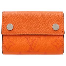 Louis Vuitton Taigarama Tri-Fold Wallet Orange