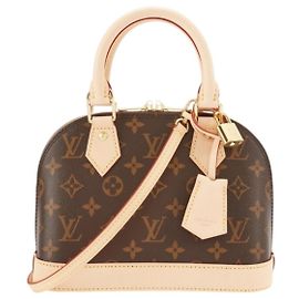 Louis Vuitton Monogram Alma BB Handbag Brown Monogram
