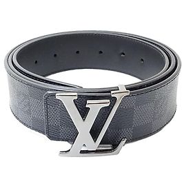 Louis Vuitton Gürtel aus Damier Canvas Schwarz