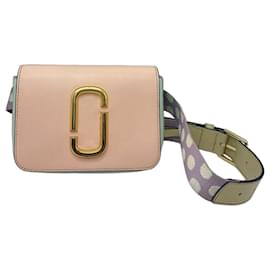 Marc Jacobs Sac Ceinture The Hip Shot - Cuir Rose/Vert Rose Vert clair