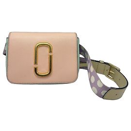 Marc Jacobs The Hip Shot Gürteltasche - Leder Rosa/Grün Pink Hellgrün