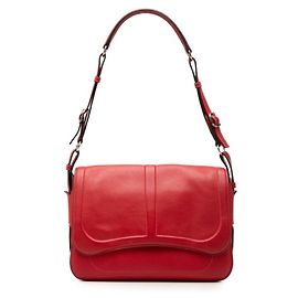 Hermès Bolso de Hombro Hermes Harness Roja