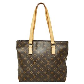 Bolsa Tote Louis Vuitton Monogram Cabas Piano Marrom