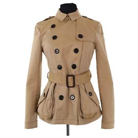 Trench Burberry beige in cotone Beige