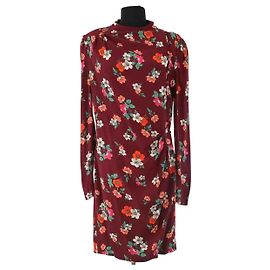 Robe Maje bordeaux en viscose Bordeaux