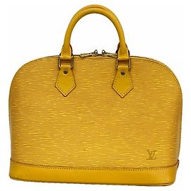 Bolso Louis Vuitton Alma Epi Amarillo