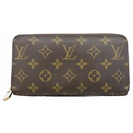 Louis Vuitton Monogram Zippy Wallet Brown