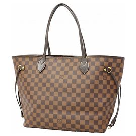 Sac cabas Louis Vuitton Damier Neverfull MM Damier ebène