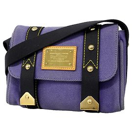 Borsa a Spalla Louis Vuitton Antigua Sac Lava Blu